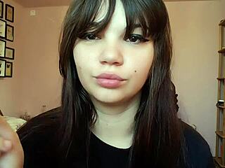 Goddess with big bare lips smokes cigarette while teasing you POV?