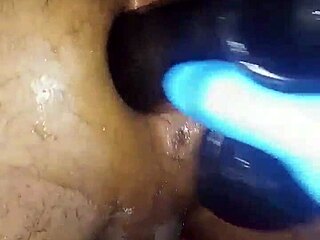 Amateur girl straps on toy and pegs guy hard homemade