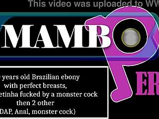 Jenny Pretinha's perfect tits bounce on monster bbc dap atm 3on1 balls deep ob473