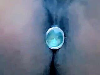 mature milf teases small cock then fucks in chastity cage standing