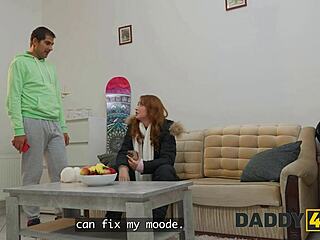 Trainer's monster cock equipment stretches my shaved pussy during workout?