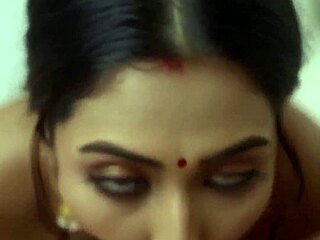 bengali wife deepthroats fat hubby cock and swallows cum in bed