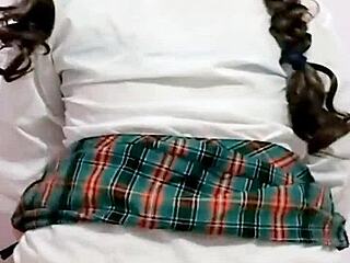 sexy mexican schoolgirl's big ass gets wet from orgasm after school he films her juicy creampie anal homemade