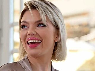 blonde winter ashby gulps cum after sensual massage