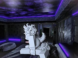 furry trans cutie gooned hard in roblox studio fuck fest 😩🍆💦