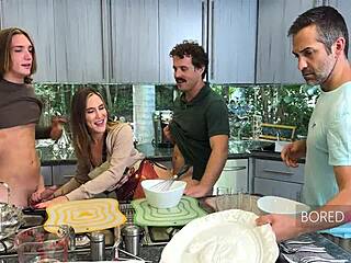 free-use wanksgiving with mommy-in-law 😜 aderes quin gets bored and lets you pump her pussy thanksgiving style 🍆💦