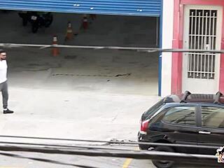 Cleo Cadillac Assfucked by Spartacus at Work