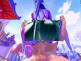 overwatch widowmaker shakes big ass in hmv diamonds