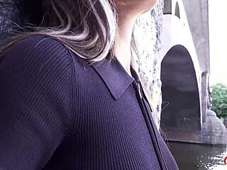 German Scout Picks Up Big Butt Teen Crystal Richi. First Anal Fuck at Casting Pickup.