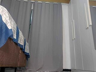 hey daddy, caught you jerking behind the curtain... wanna see my tight teen body naked?