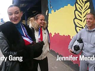 wanna swap partners in crazy czech orgy with lady gang and jennifer mendez football fans?