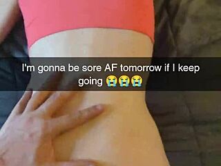 Cheating yoga milf's athletic ass bent over for instructor's huge cock creampie on homemade snapchat cuckold