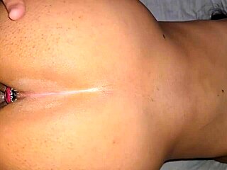 doggystyle with buttplug deep in my ass