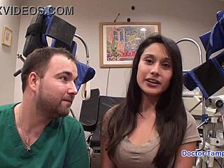 dr tampa locks up alexa chang backstage with handcuffs and gaping play 😏