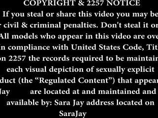 Why does Milf Sara Jay fuck her metallic dildo in boots?