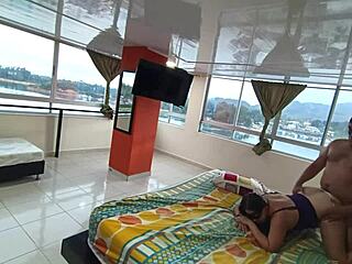 Boss Wife Shares Hotel Bed Gets Deep Creampie