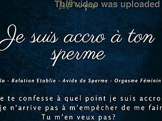 french joi whispers you're addicted to my hot cum load