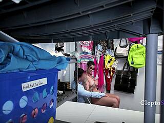 curvy latina thief punished with cock shots from burglar