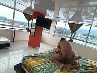 Boss Wife Shares Hotel Bed Gets Deep Creampie