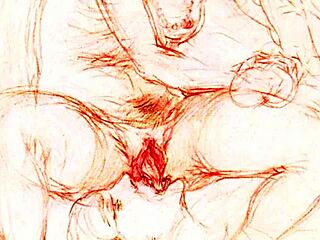 Vintage Erotic Drawings Unleash Bold Retro Antique Passion Scenes