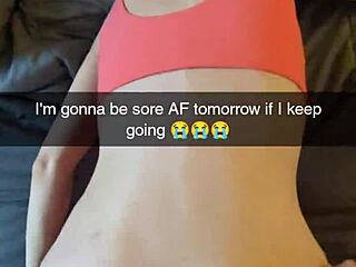 Cheating yoga milf's athletic ass bent over for instructor's huge cock creampie on homemade snapchat cuckold