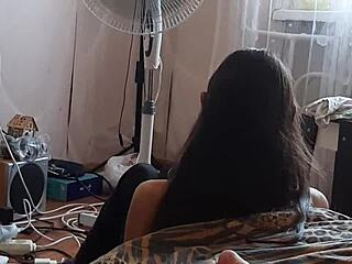 stepsis reads by fan clueless as i secretly jerk big clit behind her