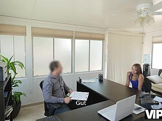 Poor college girl needs cash for trip, fucks for it.