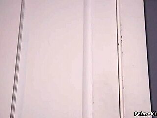 blonde slave gags on cock during rough bdsm anal pounding