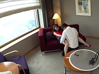 Tall Busty Japanese College Student Model Audition Exposed