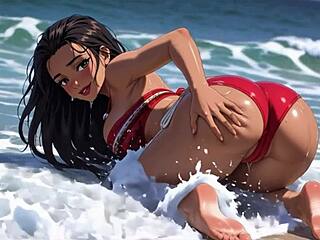 moana's huge tits n ass bounce in erotic island tease 🌴🍑💋