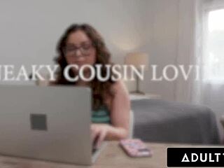 oh man uptight college cutie leana lovings got seduced rough by stepcousin