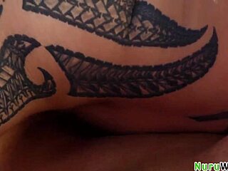 lacey jayne and james angel slip into big booty nuru bbc recovery