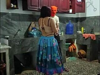 Curvy Latina Student Shakes Huge Ass Without a Single Touch