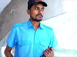 Beautiful Bhabhi Sneaks Dirty Office Sex with Security Guard at the Ranch