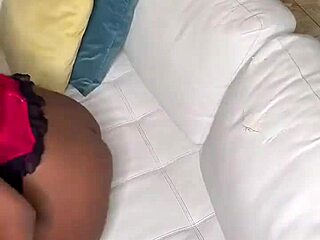 nyaboke bends over flaunting massive bubble butt cheeks