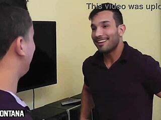 Angel Lima Takes Double Penetration Combo Ride