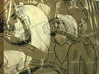 vintage hairy erotic art explodes with retro passion!