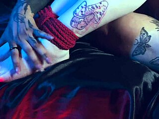 playful venus tickles bound bia's perfect bare feet