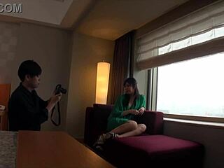 hey, wanna see a regular japanese ol tricked into a fake photoshoot turning into rough sex?