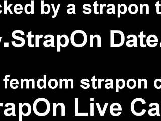 i crave strapon pounding your tight virgin white ass hole