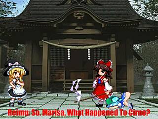 sanae pounds cirno silly in hilarious touhou parody fuckfest 😂🍑💦
