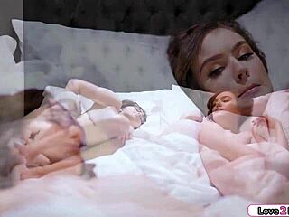 bff licks my shaved teen cunt at pajama party sleepover