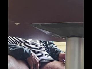 caught filming wife's wet upskirt pussy flash