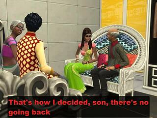 indian stepmom fucks stepson as stepdad and stepsis watch 😈🍆👨‍👩‍👧‍👦