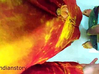 hot indian aunt seduces during holiday for taboo nude sex