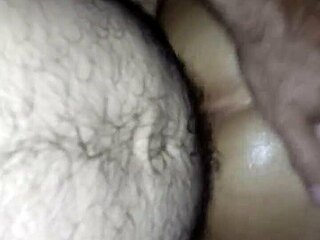 detailed dildo plunging deep into massive jiggling ass cheeks