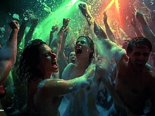 busty models twerk big tits bounce ass shake foam party slut dance