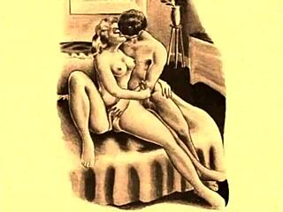 vintage hairy erotic art explodes with retro passion!