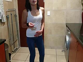 Pisswhore pees jeans smokes strips 😈🔥