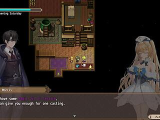 Stepsis priestess rides monster cock doggystyle in demonic game